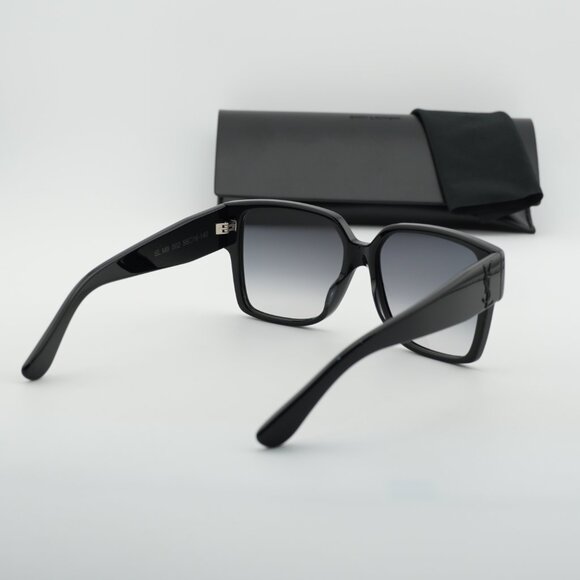 Saint Laurent SL M9 002 Square Sunglasses - Black\\Grey